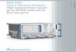 Product Brochure (English) for R&S®ZVB Vector Network Analyzer€¦ · Measurement Product Brochure | 07.00 R&S®ZVB Vector Network Analyzer High measurement speed up to 20 GHz with