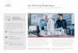 PART OF ARC’S DESIGN AND CONSTRUCTION PRODUCTIVITY … · 3D Printing How We Can Help The challenge with 3D printing is that, in order to 3D print, you need a 3D print-ready file