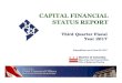 CAPITAL FINANCIAL STATUS REPORT...Project-level details (budgets, expenditures, and obligations) through June 30, 2017 for capital projects at the appropriated fund level- that is,