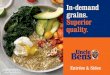 In-demand grains. Superior quality. · Authentic rice, including Basmati, Jasmine, Wild Black and Arborio have increased 140% on menus in non-ethnic restaurants over the last 4 years
