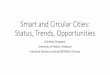 Smart and Circular Cities: Status, Trends, Opportunities · •+55% water demand, +60% food demand ... •Smart Urban Mobility •Enhancing public transportation by leveraging data