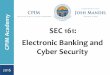 SEC 161: Electronic Banking and Cyber Securitytos.ohio.gov/CPIM/Files/CourseDocuments/1385-2016_CPIM_SEC_16… · year depository agreement with a small local community bank for active