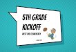 Kickoff 5th Grade · × Fluency Activities × Math Journals × Math Workshop × Opening - Mini-Lesson × Work Time × Closing ... Another World War War Turns Cold. ... Encourage Questioning