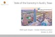 State of the Economy in Austin, Texas€¦ · See CompTIA Cyberstates report for tech definition. (GDP) US Bureau of Economic Analysis, inflation adjusted in chained 2009 dollars