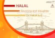 HALAL - Rawcrawc.eu/wp-content/uploads/2017/03/9.-Ritual... · Dr Haluk Anil 2 . UK MUSLIM POPULATION UK Muslim numbers: 2.7 million 5% of the population Mostly in London, the Midlands