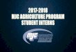 2017-2018 MJC Agriculture Program Student Interns · Hollister, Ca Jared Murdaugh Hollister, Ca. NURSERY UNIT Lauryn Cabral Newman, Ca Elena Montejo- Salinas Kerman, Ca. SWINE UNIT