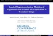 Coupled Magnetomechanical Modeling of …...Manik Kumar, Sajan Wahi, Dr. Sushma SantapuriCoupled Magnetomechanical Modeling of Magnetostrictive Materials 16 / 31 OutlineIntroductionLiterature