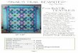 Batik Fabrics for Quilting Wholesale in the USA | …batiktextiles.com/images/Snails_Trail_Pattern2013b.pdfSNAILS TRAIL REVISITED 65" x 88" FABRIC REQUIREMENTS: #2406-feathers #2409-dots