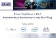 Altair OptiStruct 13.0 Performance Benchmark and â€¢ Optimize for strength, durability and NVH (Noise,