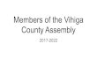Members of the Vihiga County Assembly 2017 to 2022