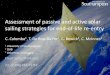 Assessment of passive and active solar sailing strategies ... · Assessment of passive and active solar sailing strategies for end-of-life re-entry C. Colombo 1, T. De Bras De Fer