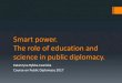 Prezentacja programu PowerPoint€¦ · Smart power. The role of education and science in public diplomacy. Katarzyna Rybka-Iwańska Course on Public Diplomacy 2017 . Why do countries