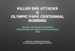 KILLER BEE ATTACKS & OLYMPIC PARK CENTENNIAL BOMBINGfaculty.uml.edu/gary_gordon/Teaching/documents/Disaster... · 2015. 11. 17. · Disaster Case Study Presentation Group Number and