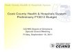 FY2012 BUDGET PRESENTATION BOD 091611 …...Department Name 5% Reduction Current 2012Current 2012 Difference John H. Stroger Jr. Hosp 408.4 433.3 25.5 Office of the Chief Health Admin