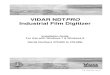 Installation guide for VIDAR Advantage Series Digitizers Rev C Guide... · 2018. 7. 18. · VIDAR NDTPRO Industrial Film Digitizer Installation Guide For Use with Windows 7 & Windows