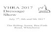 YHRA 2017 Dressage Show - Equine Association of Yukonequineyukon.weebly.com/.../1/...dressage_prizelist.pdfYHRA is trilled to welcome Rita back. Rita was our judge for the 2016 dressage