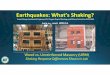 Earthquakes: What’s Shaking? · East-West: from 50 mi. offshore to under coastline YWang, DOGAMI, 2016. How Big? Could be magnitude 8, or magnitude 9.2 