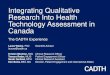 Integrating Qualitative Research Into Health Technology Integrating Qualitative Research Into Health