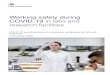 Working safely during coronavirus (COVID-19) in labs and … · 2020. 8. 19. · COVID-19 secure guidance for employers, employees and the self-employed 12 August 2020. Working safely
