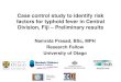 Case control study to identify risk factors for …...2015/05/08  · Case control study to identify risk factors for typhoid fever in Central Division, Fiji –Preliminary resultsNamrata