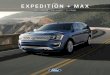 EXPEDITION + MAXR D-R O W L E G S R O O M MAX Platinum. Ebony leather-trimmed interior. Available equipment. 1 FordPass Connect (optional on select vehicles), the FordPass App, and
