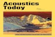 The Underwater Sounds of GlaciersAcoustics Allan D. Pierce 74 Classifieds, Business Directory, Advertisers Index About the Cover Photograph of a tidewater glacier, from the article