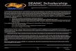 SEANC Scholarship · 2018. 12. 6. · Applicant’s Name (printed) _____ SEANC Scholarship 2019 20 Category I Financial Need Application 1 9/2016 A scholarship program has been established