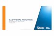 SAS Visual Analytics Group... · 2016. 3. 11. · • Perform ad-hoc analysis and data discovery • Create dashboard style reports for web or mobile SAS ® LASR ™ ANALYTIC SERVER