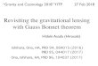 Revisiting the gravitational lensing with Gauss Bonnet theoremgc2018/slides/4th/27th/Asada.pdf · 2018. 2. 27. · RESEARCH ARTICLE GRAVITATIONAL LENSING Relativistic deflection of
