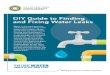 DIY Guide to Finding and Fixing Water Leaks · 2018. 1. 31. · Finding and fixing leaks is key to ending wasteful use of water on your property. A single dripping tap can waste 15