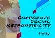 Corporate Social Responsibility - Tivity Health · 2019. 9. 24. · corporate social responsibility programs that unite sectors, transform the aging experience, reverse loneliness