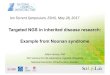 Targeted NGS in inherited disease research: Example from … · 2020. 8. 24. · Adam Ameur, PhD IGP, Science for Life Laboratory, Uppsala University National Genomics Infrastructure,