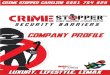 Company Profile 2016 - SA Franchise Brands...Limax Security established. The CEO, formerly employed by one Of South-Africa's oldest security barrier companies, established Limax Security