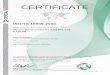 ISO/TS 16949:2009 · 2018. 11. 19. · DEKRA Certification GmbH * Handwerkstraße 15 * D-70565 Stuttgart * page 1 of 3 CERTIFICATE ISO/TS 16949:2009 DEKRA Certification GmbH certifies