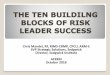 THE TEN BUILDILNG BLOCKS OF RISK LEADER SUCCESS · 2019. 4. 1. · technology that exceed client expectations. For eight years in a row, Sedgwick has been awarded the distinguished
