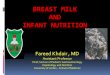Breast milk and Infant nutrition · 2020. 8. 15. · BREAST MILK AND INFANT NUTRITION Fareed Khdair , MD Assistant Professor . Chief, Section of Pediatric Gastroenterology, ... What