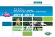 A.I.S.E. ACTIVITY AND SUSTAINABILITY REPORT · 2014. 10. 31. · Technical and regulatory matters ... transportation and storage hygiene, foodstuff surface disinfection; also including