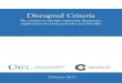 Disrupted Criteria - ClientEarth...2017/02/14  · Disrupted Criteria 3 • Further delay the identification of EDCs and their proper regulation. Until horizontal criteria are developed