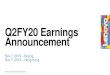 Q2FY20 Earnings Announcement - Lenovo€¦ · Q2 FY2018/19 Q3 FY2018/19 Q4 FY2018/19 Q1 FY2019/20 Q2 FY2019/20 Revenue Revenue 1 IDG - PC & Smart Device Business Group (PCSD) Q2 Highlights