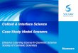Colloid & Interface Science Case Study Model …...Case Study Model Answers Distance Learning Course in Cosmetic Science Society of Cosmetic Scientists • Formulations were examples