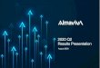 2020 Q2 Results Presentation - almaviva.it · presentation, including, without limitation, those regarding AlmavivA’sresults of operations, strategy, plans, objectives, goals and