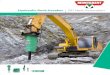 Hydraulic Rock-breaker 501 Next Generation...concrete-breakers, enclosed in a protective anti-vibration housing. Based on the hand-held concrete-breaker's hydraulic technology’s