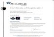 sonicbiochem...Alcumus ISOQAR Certificate of Registration This is to certify that the Management System of: Sonic Biochem Extractions Limited 38, Patel Nagar, Indore-450 001, Madhya