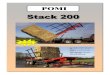 POMI Industri ApS . The STACK200 bale stacker allows you to collect and stack up to 120 bales per hour. The bale stacker has benne designed by an experienced and innovative large-scale