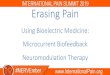 Erasing Pain · Frequency-Specific Microcurrent Uses the difference between 2 frequencies on 2 channels to perform a specific frequency treatment, combination with interferential
