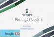 PeeringDB Update...2019/11/07  · •Update configuration if maximum prefixes change Peering Asia 3.0, Kuala Lumpur, 2019-11-07 2 What is PeeringDB? APIX Region from PeeringDB‘s