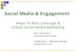 Social Media & Engagement - United Way of Broome County€¦ · Social Media Tips & Tricks Tactics To Optimize Your Social Presence Account Structure & Business Info, Optimal Times