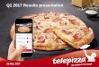 Q1 2017 Results presentation - telepizza.comQ1 2017 highlights 4 First stores added in Czech Republic, France and the UK 3 32 net new stores and 69 more stores under new image in Q1
