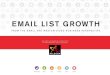 Email List Growth from the Small and ... - NKB Marketingnkbmarketing.com/.../2015/03/Email-List-Growth-SMBs...important” to the overall success of their marketing program. But how
