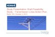 Study Presentation: Draft Feasibility Study - Transmission Lines … Commission... · 2010. 10. 4. · Study Presentation: Draft Feasibility Study - Transmission Lines Action Plan